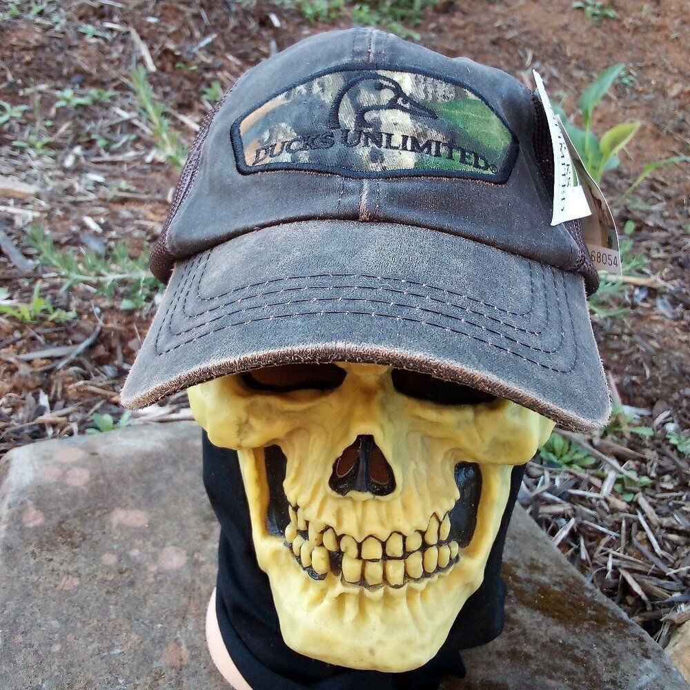 NWT Ducks Unlimited Strap Back Hat - OSFM Strap Adjustable